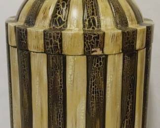 109 - Decorative Lidded Jar 17"
