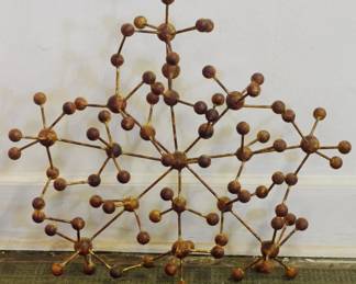 181 - Stick & Ball Wall Art 22x26x6
