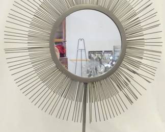 257 - Starburst Mirror on Stand 26"
