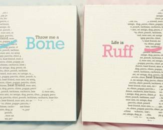 229 - 2 Dog Wall Decor 10x10
