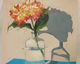 115 - C. Santiago Floral Wall Art 20x19
