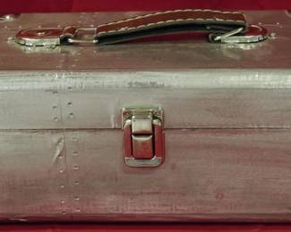 213 - Silver Decorative Box 4x9.5x6
