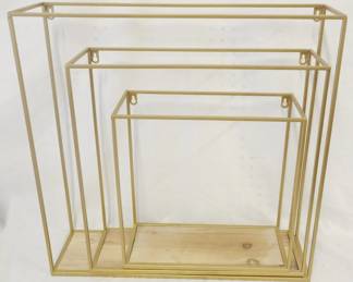262 - 3 Wall Mount Shelves 22x6x22

