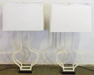 180 - Pr Jonathan Charles Table Lamps 33"
