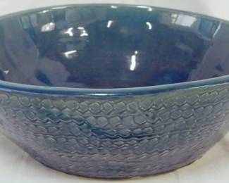 256 - Decorative Pottery Bowl 6 x 17

