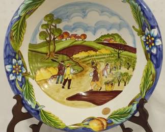 89 - Italianate Bowl with Stand 5x16"
