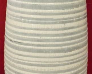 198 - Decorative Striped Vase 11.5"
