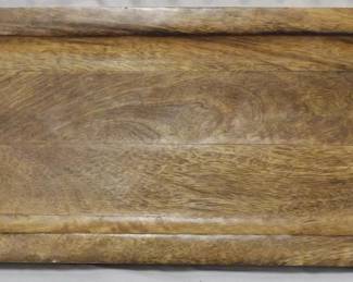 13 - Wooden Platter w/ Handles 3x20x7
