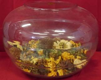 208 - Glass Terrarium Bowl 9x12"
