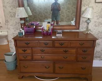 Chest of drawers with mirror 
$100 