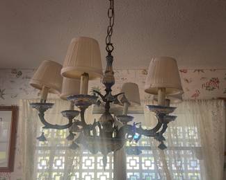 Porcelain light fixture $200