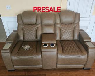 PRE-SALE!! Ashley Signature Reclining Loveseat. $700.00 Plus tax. 78 Inches x 38 Inches. Please contact for purchase and pickup arrangements. ALL SALES FINAL