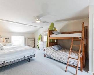 Bunks beds & more; sorry, surfboards not for sale