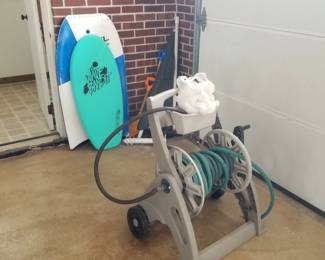 Hose & hose reel; boogie boards