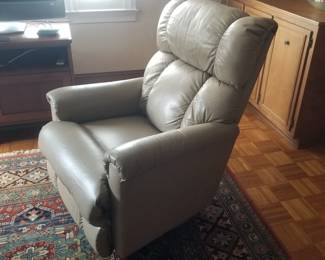 Leather recliner