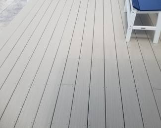 Extensive amount of Trex decking