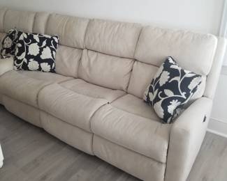 Leather sectional - large