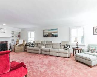 Comfortable living room furnishings