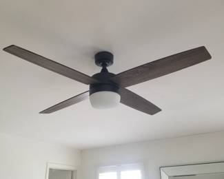 Illuminated ceiling fan with remote - multiples available
