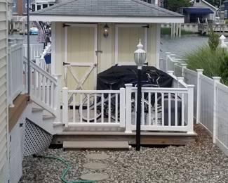 Cabana shed entry. Approx. 9' x 12' $950. Located in Avalon