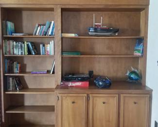 Built-in bookcase cabinetry