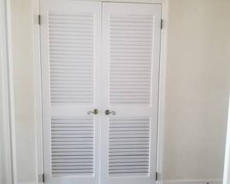 Louvered doors