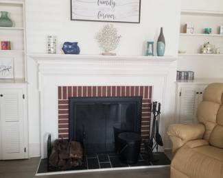 Fireplace aids; art & decor
