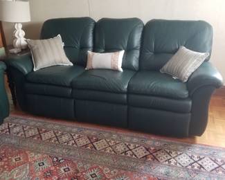 Handsome leather couch