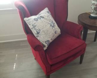 Red wing chair