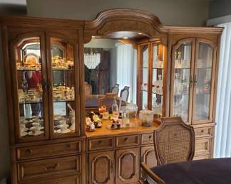 PreSale Available Item Thomasville Lighted Glass Display Cabinetry 1200.00