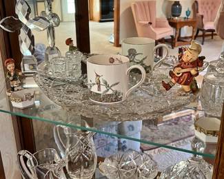 Wedgwood Hummingbird mug, Hummel figurines