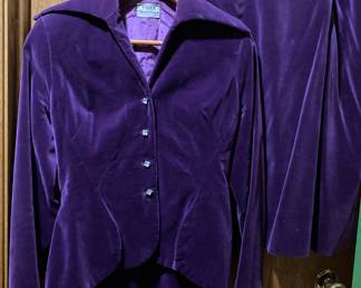 Vintage Velvet Vogue Suit