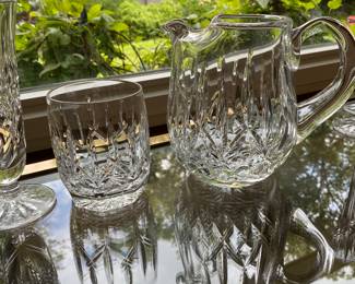 Waterford Pitcher and Drink Glasses