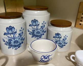 Hyalyn Ceramic Crock Canister USA