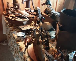 Lots of woodland decor