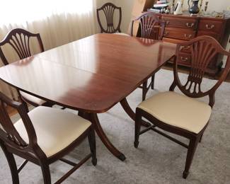 antique dining room set