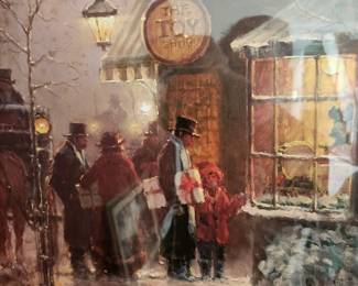 framed, signed, numbered print by G. Harvey