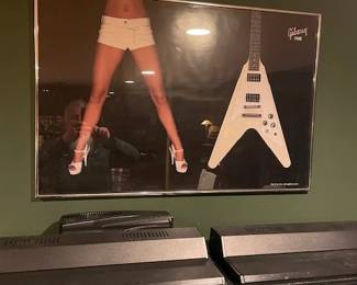 WOW - VERY RARE GIBSON GUITAR POSTER