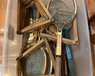 VINTAGE TENNIS RAQUETS