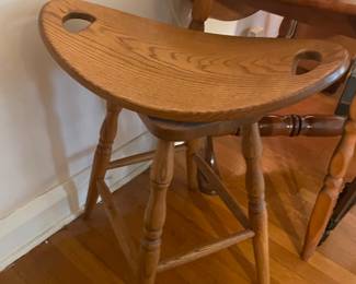 European swivel bar stool