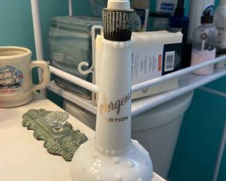 Vintage jergens lotion bottle