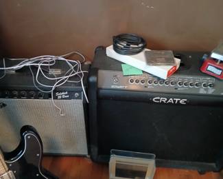 Fender sidekick 35 bass amp & Crate 110
