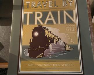 Coffee table train book