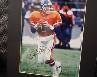 John Elway Autograph