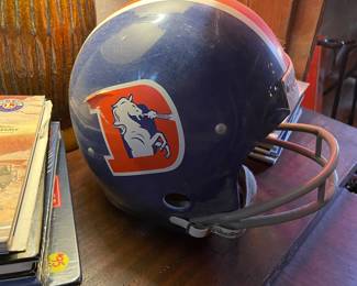 Denver Bronco helmet