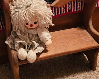 small doll bench