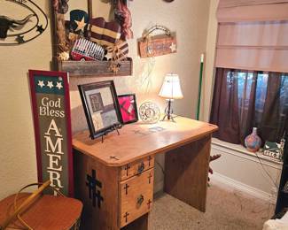 A view into the bedroom