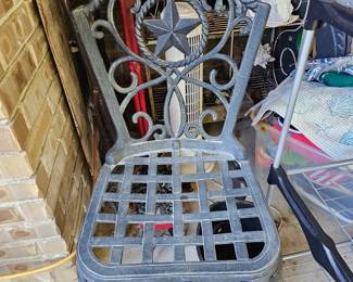 heavy outdoor chair, only one