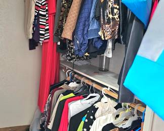 Lots of 80's and 90's clothes 