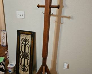 rustic clothes rack